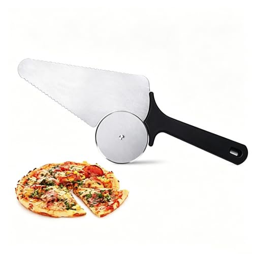 multifunctional cortador pizza espátula de acero inoxidable y cortador de tortas，apply-pie server， cake cutter，Single-blade multifunctional pizza knife