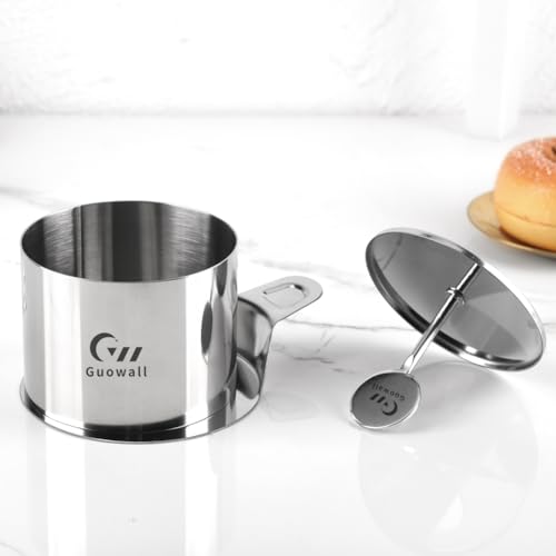 1pcs Seamless Cake Ring Mold Stainless Steel Round Mousse Mould for Baking (Includes 1 Ring, 1 Pusher and 1 Lifter) - size: 3 inch (1-ring-set)