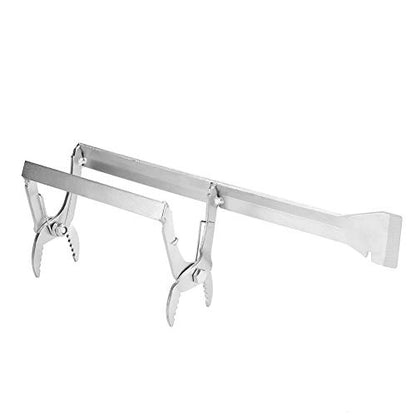 Bee Frame Clip, Stainless Steel Bee Frame Clip Clamp with Scraper Beehive Equipment Beekeeping Tool Accessories, 26.9x9.3cm / 10.6x3.7in