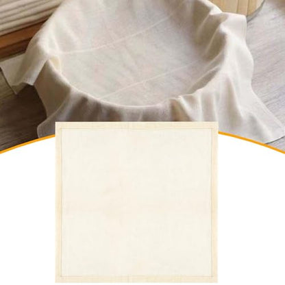 2pcs Reusable Cheesecloth, 50x50cm, 100% Cotton Food Filter Cloth, Unbleached Cheese Strainer Cloths For Juice Making Yogurt Coffee Tea Filtering Cheese Making
