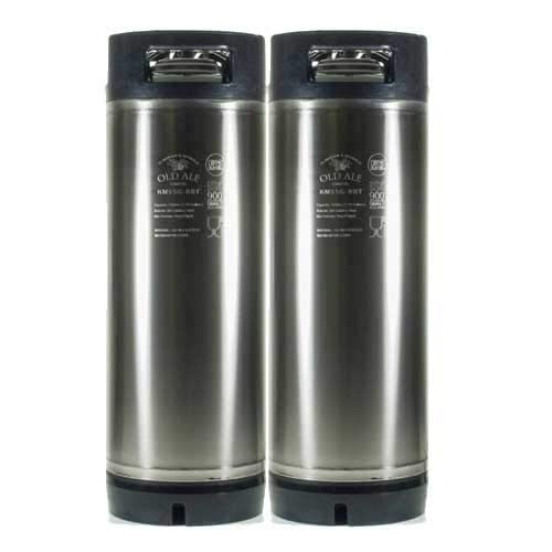 The Homebrew Shop 5 Gallon Home Brew Keg - New Ball Lock - Stainless Steel Product Tank (2 Pack) (5 Gal) - size: 2 Pack