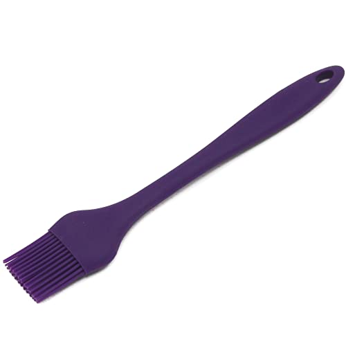 Chef Craft Premium Silicone Basting Brush, 10.25 inch, Purple - color: Purple