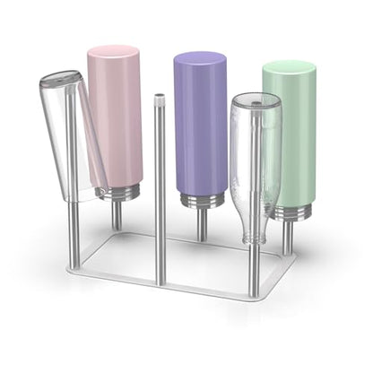 Water Bottle Drying Rack,Stainless Steel Bottle Rack Dryer, Plastic Bag Drying Rack, Dry Rack for Bottles,Space Saving Countertop Rack for Glass,Cups, Mugs,Mason Jars and Sports Bottles