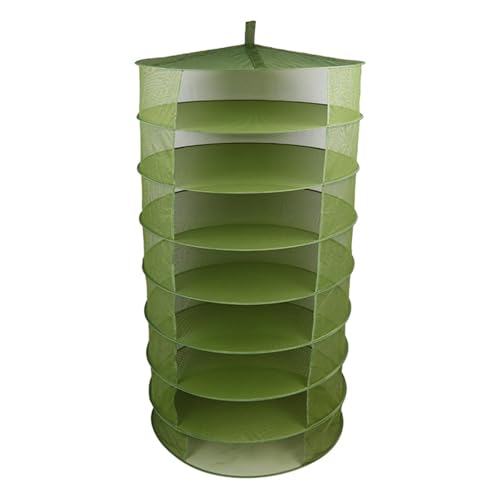Grow1 3ft Drying Rack 1-Piece Collapsible Mesh Herb and Flower Hanging Dryer with Carrying Case for Even Airflow and Secure Harvest Storage - size: 3 feet, style: Open