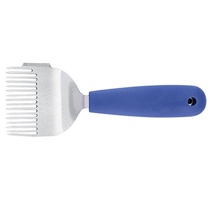 Uncapping Fork for Beekeeping, Stainless Steel Material, Plastic Handle Beekeeping Tool, Great for Honeycomb Uncapping and Drone Brood Removal, Durable Beekeeper Supplies