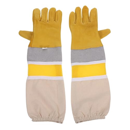 Beekeeping Gloves Beekeeping Gloves Professional Anti Protection Full Length Sleeves Elastic Cuff Dexterity Flexibility Garden for Beekeepers Protected Supplies