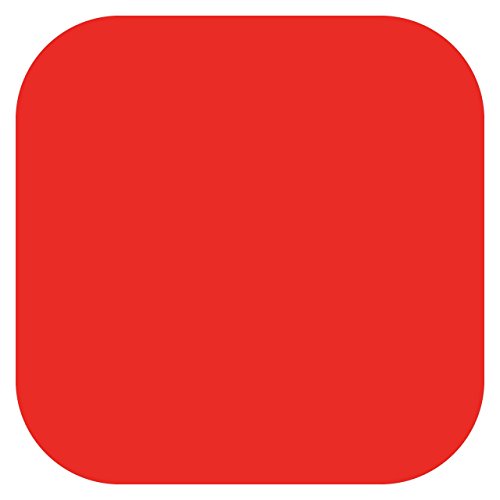 DayMark Safety Systems DissolveMark IT110092 Dissolvable Label, 3/4" x 3/4" Square, Red, 1000 per Roll - size: 0.75*0.75 inches, style: Red