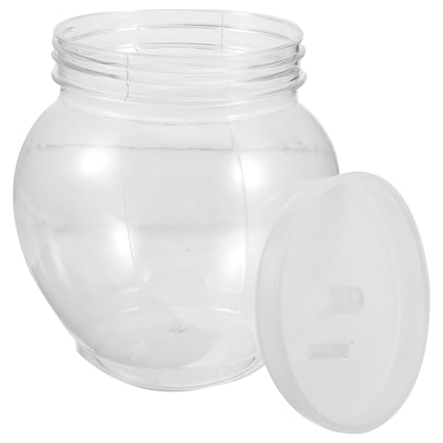 Fermenting Jar with Airtight Design for Kimchi Sauerkraut Pickles Plastic Kitchen Storage Container to Preserve Crisp Flavor and Prevent Oxidation