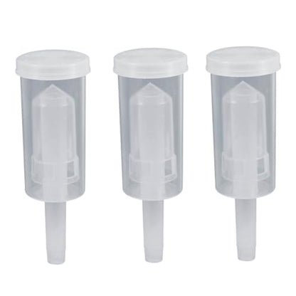 3-Piece Fermentation Set for Home Brewing One-Way Fermentation Valve Suitable for Wine and Beer Making Easy to Use Water Seal - size: 12.00X3.80X3.80CM