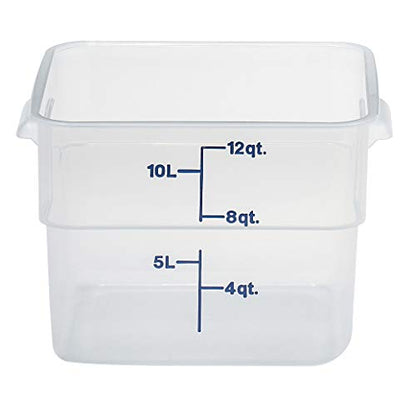 Cambro 12SFSPP190 12 qt Polypropylene Food Storage Container - CamSquare® Case of 6 - size: 12 QT