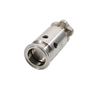 Adjustable Pressure Relief Valve Tri Clamp 1.5" - 0-0.3MPa Stainless Steel 304 Vacuum Breaker for Homebrew Conical Fermenters