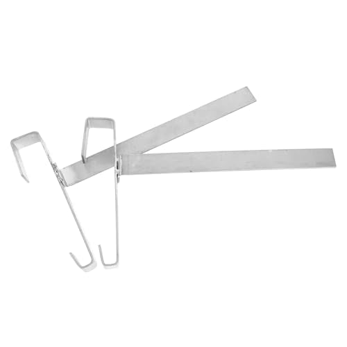 2pcs Stainless Steel Beehive Frame Holder Perch Stand Beekeeping Frame Support Tools for Efficient and Spacing