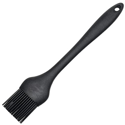 Chef Craft Premium Silicone Basting Brush, 10.25 inch, Black - color: Black
