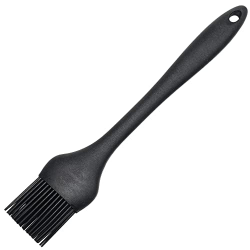 Chef Craft Premium Silicone Basting Brush, 10.25 inch, Black - color: Black