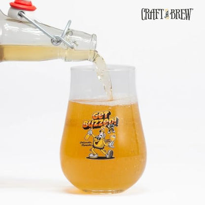 Craft A Brew - 5 Gallon Mead Kit - Easy for Beginners - At Home Mead Making Kit - Includes Ingredients & Reusable Equipment - Brew Semi-Dry Honey Wine - Makes up to 4 5-gal Batches