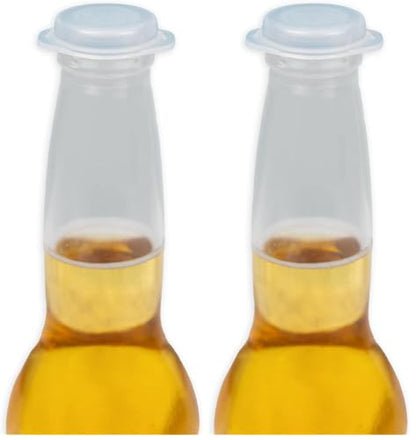 Linden Sweden Bottle Cap Covers - Reusable Plastic Soda and Beer Bottle Caps to Prevent Drink Spillage - Dishwasher Safe - Made In Sweden - Set of 10-3.25W x 6H Inches (Pack of 2) - size: 10 Piece (Pack of 2)