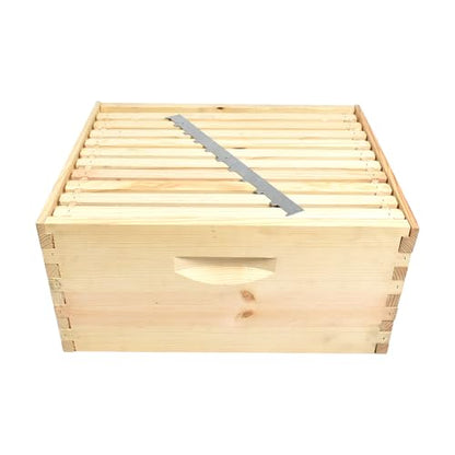 Goodland Bee Supply GL-1B-SPCR Beekeeping Beehive Brood Kit Includes Frames, Foundations, Brood Box and Spacer