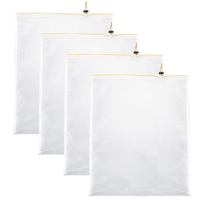 4 Pcs Honey Strainer Bags 23 x 19 Inch Extra Large Nut Milk Bag Ultra-Fine Mesh Cheese Cloth Bag Reusable Honey Filter Bags for Filtering Yogurt Juice Tofu Cheese Beekeeping Supply for 5 Gallon Bucket
