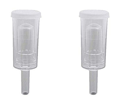 2 Piece Simple Airlock Homebrew Air Lock With Cap Beer Fermentation Wine Making Twin Bubble Grommet Airlocks