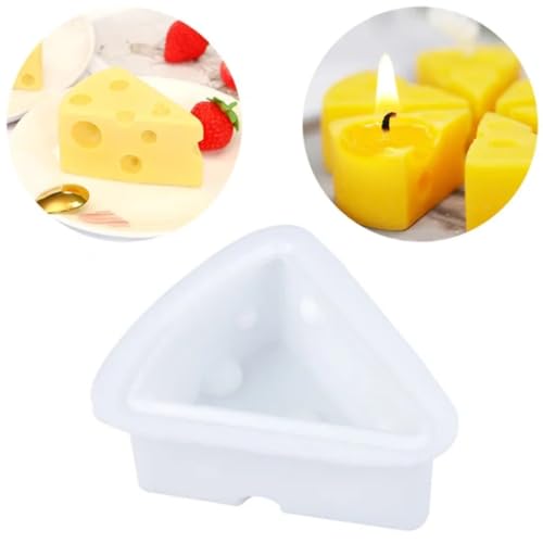 Cheese Shape Silicone Candle Mold Scented Mousse Cake Moulds Soap Mold Chocolate Fondant Pastry Baking Decorating Tools Bakeware