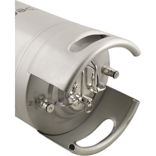Slimline Torpedo Keg | Ball Lock Keg | Stainless Steel Corny Keg | Low2 Keg Lid O-Ring | Superior Oxygen Barrier Properties | 5 Gallon