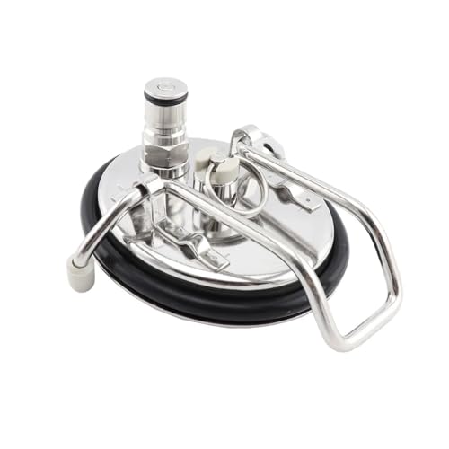 Brewing Equipment Homebrew Beer Cornelius Type Corny Keg Lid 0-90PSI Gauge Carbonation Lid with Pressure Relief Valve Bar Tool Brewing Equipment(Carbonation Lid) - color: Carbonation Lid