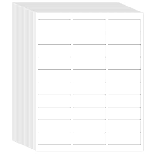 L LIKED Printable Address Labels, 1" x 2-5/8", 15000 Labels, 30 per Sheet, Blank Mailing Labels for Envelopes (500 Sheets) - size: 500 Sheets