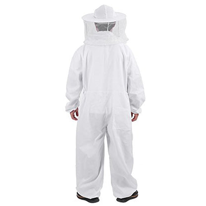 Bee Suit, Beekeeping Suit Protective Equipment Full Body for Backyard and Bee Keeper Multi Size Outfit (XL) - size: XL