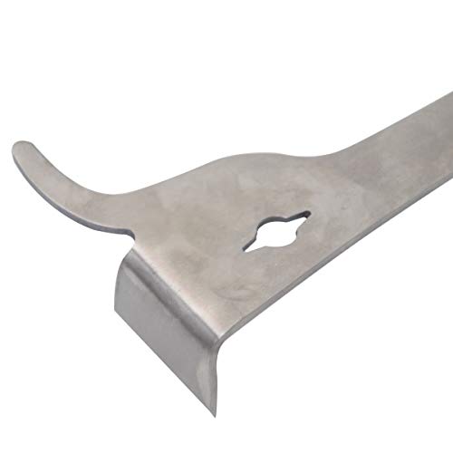 Hive Scraper Tool 2pcs J-Hook Stainless Steel Beekeeping Tool | Hive Frame Lifter Scraper Knife for Beekeepers Bee Hive Box Supplies Equipment Heavy Duty