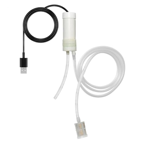 USB Electric Auto-Siphon Self-Priming Pump– Compatible with Most Home Brew Systems, Food Grade 5V Portable Transfer Pump with 6.5FT Hose, 2L/min Low Noise, Wine, Kombucha & Beverages