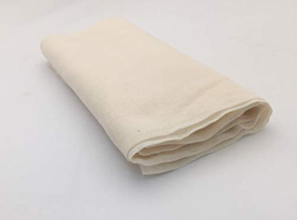 Cheesecloth, Natural Grade 50 Unbleached, 28x24 mesh, 5 Sq Yards PRIM-TEX, for Cooking, Straining, Basting, Cheese-Making, Cheese Bag, Nut Milk Bag, Canning, Jellies, Reusable, 100% Cotton Fabric