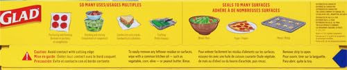Glad Press'n Seal Plastic Food Wrap | 70 Square Foot | Roll | Pack of 2 - size: 70 Sq Ft (Pack of 2)