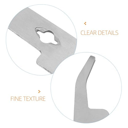 2pcs Stainless Steel Beekeeping Tools Curved Hive Scrapers with Frame Lifters for Efficient Honey Extraction and Beehive Maintenance