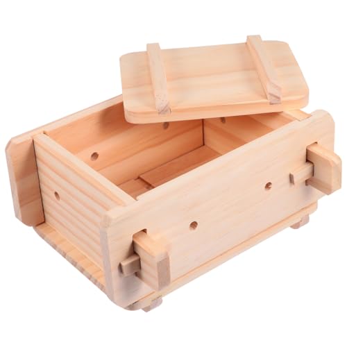 DOITOOL Tofu Presser Tofu Maker Mold Wooden Mold Maker Kit DIY Making Tool Press Mould Hand Tools Homemade