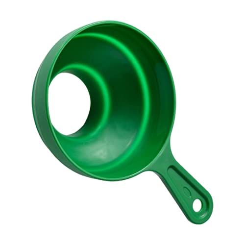 1PCS Wide Mouth Versatile Funnel,Canning Funnels for Kitchen Use Plastic Folding Funnel Telescopic Wide Mouth Large Canned Kitchen Filling Tools Green