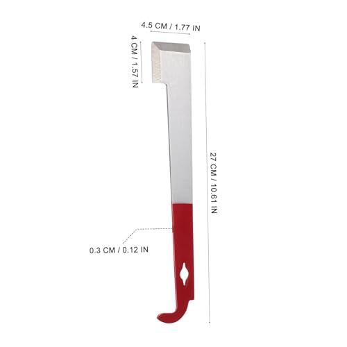 Yardwe Beehive Tool Hanging Stainless Steel Beekeeping Equipment Multi-Function Pry Tool for Beekeepers Beehive Frame Lifter and Scrapper