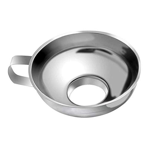 Wide Mouth Canning Funnel, Rustproof Round Shape Stainless Steel Large Canning Funnel for Rice (Rosvolawta78mfyug-10134216)