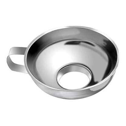 Wide Mouth Canning Funnel, Rustproof Round Shape Stainless Steel Large Canning Funnel for Rice (Rosvolawta78mfyug-10134216)