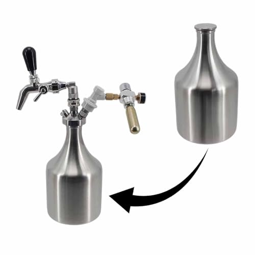 Stainless Steel Beer Growler Keg Sturdy Lightweight,Home Accessories