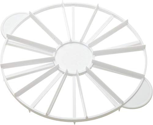 Round Cake Slice & Pie Slicer Marker, Cake Divider, Cheesecake Cutter, Double Sided Cake Portion Marker, 10 or 12 Slices-Works for Cakes Up To 16-Inches Diameter - size: 16 inches