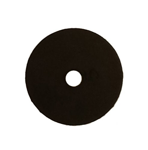 Herco Black Rubber One-Hole Stopper (Size 2) - 4 pcs