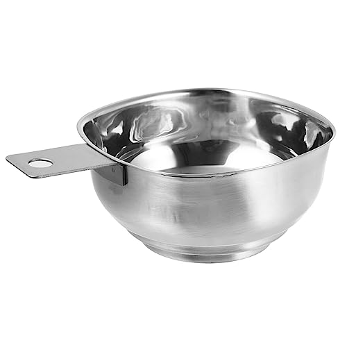 OSALADI Wide Mouth Funnel Stainless Steel Kitchen Gadget with Handle for Sugar Flour Rice Jam and Oil Transfer 5.31 X 3.93 X 2.04 in Home Kitchen Restaurant
