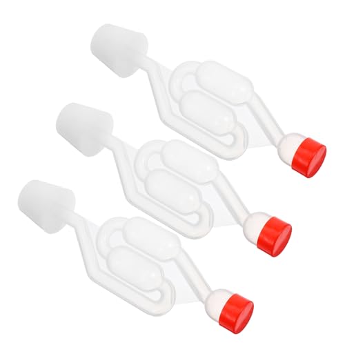 Abaodam S-shaped Fermentation Airlocks with 6# Stopper Set, Airlock Stoppers for Wine, Beer, and Pickle Brewing, Home Brewing Fermentation Accessories 3pcs Kit