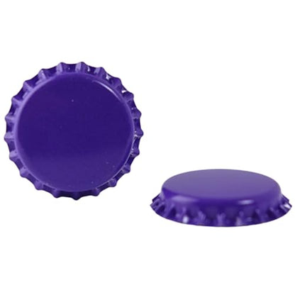 FastRack 288 Oxygen Absorbing Beer Bottle Caps | 26mm Pry-Off Purple Standard Homebrew Bottle Tops for Glass Bottles | PVC-Free Beer Crown Caps for Bottling - color: Purple