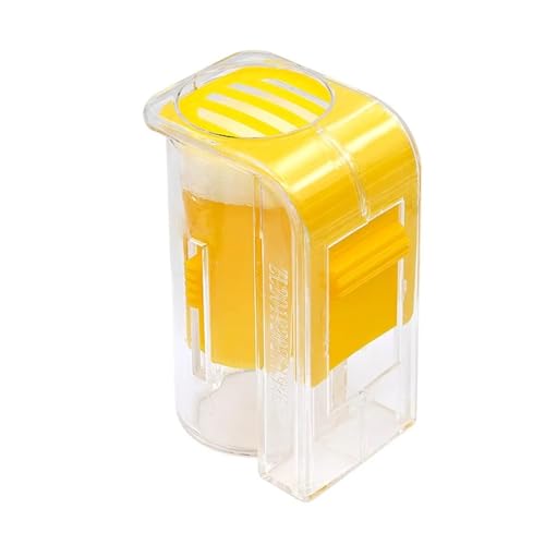 Bee Queen Marking Cage Bottle Box 6pcs Creative Plastic Queen Bee Marking Catcher with Plunger Strong Bee Marker Bottle Handed Beekeeper Tool Garden Bee Tools(Style 2-Y) - color: Style 2-Y