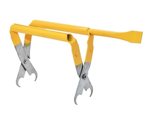 2pcs Bee Hive Frame Grip Holder Lift Gripper Capture Beehive Clip Clamp Grasp Beekeeping Tools(Yellow) - color: Yellow