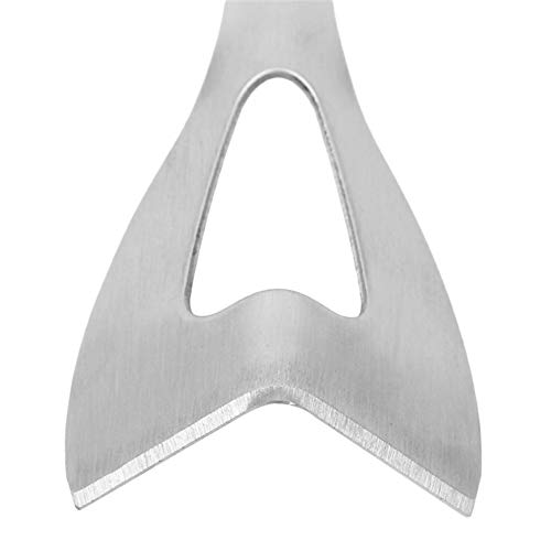 AKOAK 1 Pack Stainless Steel Butter Knife Cheese Cheese Corner Knife Slicer Scraper Butter Smear