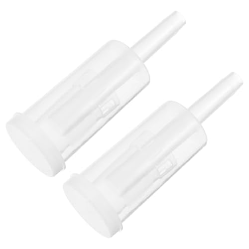 2pcs Three-piece Plastic One-way Valves for Wine Bottles, Lightweight Home Brew Accessory Airlocks, Easy to Replace, Suitable for Self-brewed Wine and Foods, for Professional