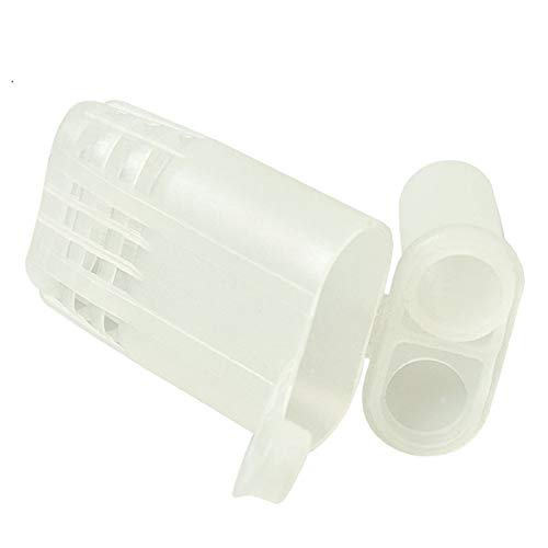Sweet Bee 50 pcs JZBZ Queen cage Plastic Hair Roller Cages Non-Grafting Beekeeping Queen cage
