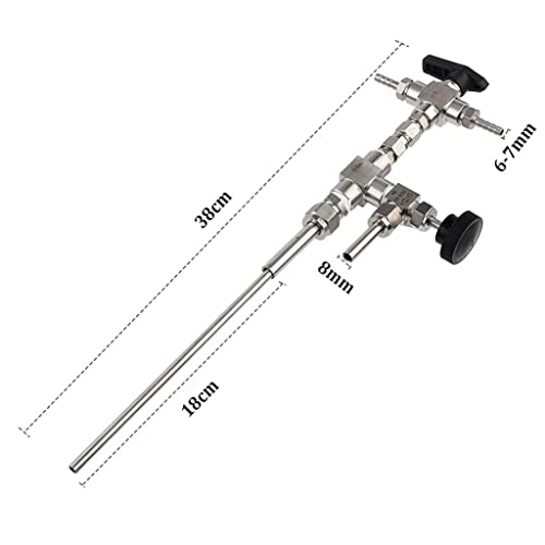 Hand Held Bottle Filler,Homebrew Beer Gun, Stainless Steel Food Grade Bottling Wand For Beer, Wine, Beer Brewing Tool,